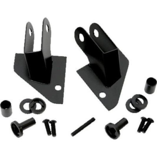 Kentrol 50533 Mirror Relocation Bracket pair Black Powder Coated fits 1987-1995 Jeep Wrangler YJ