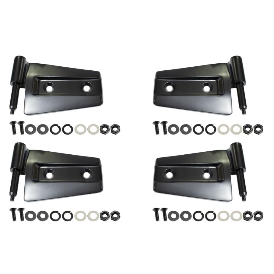 Kentrol 50575 Door Hinge Set (4 pieces) fits 2007-2018 Jeep Wrangler JK 2-Door