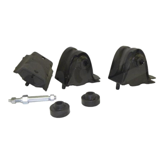 Crown Automotive 52019201KX Engine & Transmission Mount Kit, fits 87-89 Jeep Cherokee XJ with 4.0L Engine & BA10/5 Transmission