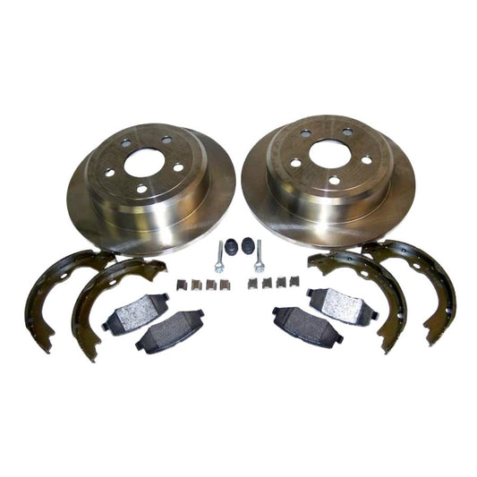 Crown Automotive 52060147K Rear Disc Brake Service Kit, fits 07-18 Jeep Wrangler JK