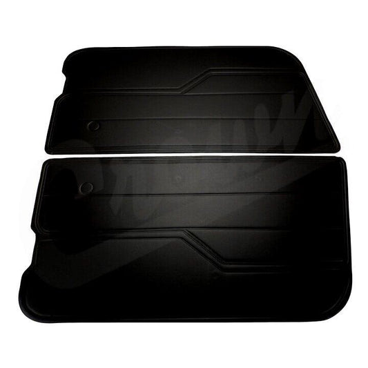 Crown Automotive 55008856K Black Interior Door Panel Set, fits 82-95 Jeep CJ7, CJ8, Wrangler YJ