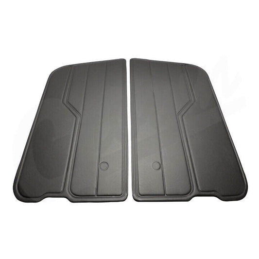 Crown Automotive 55016288K Charcoal Interior Door Panel Set, fits 1982-1995 Jeep CJ7, CJ8, Wrangler YJ