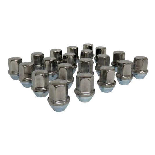 Crown Automotive 6509422K Stainless 20-Piece Lug Nut Set, fits 18-25 Jeep Wrangler JL, Gladiator JT