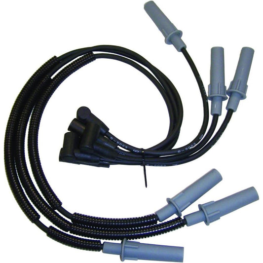 Crown Automotive 68017712AB Ignition Spark Plug Wire Set, fits 07-11 Jeep Wrangler JK with 3.8L Engine