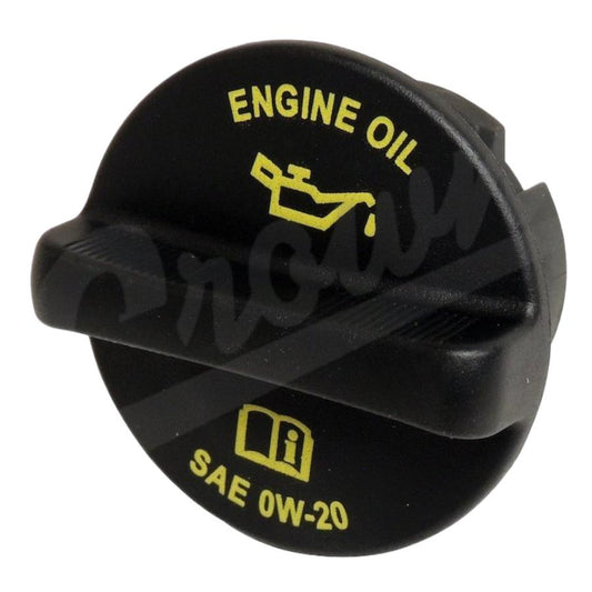 Crown Automotive 68241631AA Engine Oil Filler Cap, fits 18-25 Jeep Wrangler JL, Gladiator JT, 16-25 Grand Cherokee WK