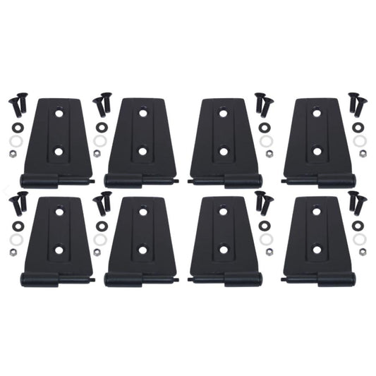 Kentrol 80576 Door Hinge Set (8 pieces) fits 2007-2018 Jeep Wrangler JK 4-Door