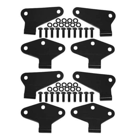 Kentrol 80581 Body Door Hinge Set (8 pieces) fits 2007-2018 Jeep Wrangler JK 4-Door