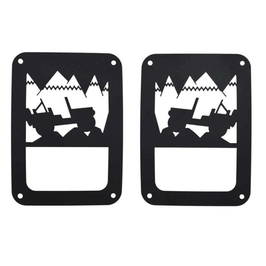 Kentrol 80702 Heritage Taillight Guard fits 2007-2018 Jeep Wrangler JK