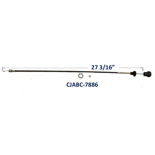 MTS Heater Air Control Cable, fits 1978-1986 Jeep CJ5, CJ7, CJ8