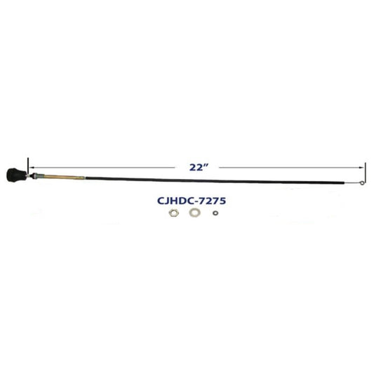 MTS Heater Defrost Cable, fits 1972-1975 Jeep CJ5, CJ6