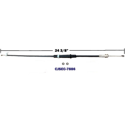 MTS Secondary Air Vent Cable, fits 1978-1986 Jeep CJ5, CJ7, CJ8