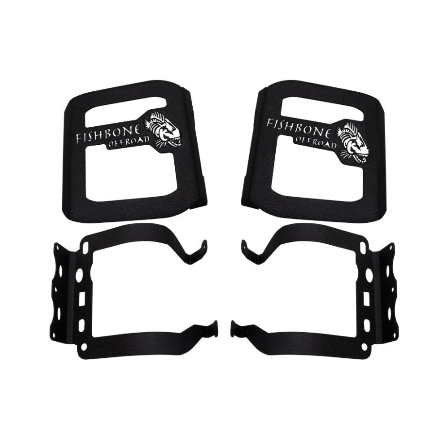 Fishbone Offroad FB21119 Tail Light Guards, fits 18-25 Jeep Wrangler JL