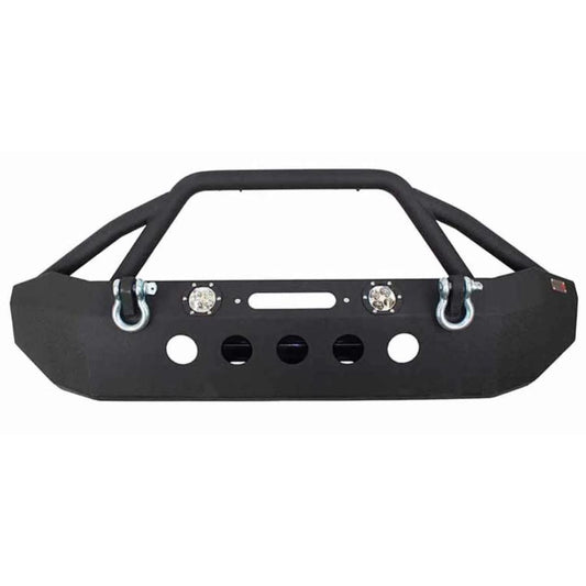 Fishbone Offroad FB22003 Front Winch Bumper with Raised Tube Guard, fits 07-18 Jeep Wrangler JK