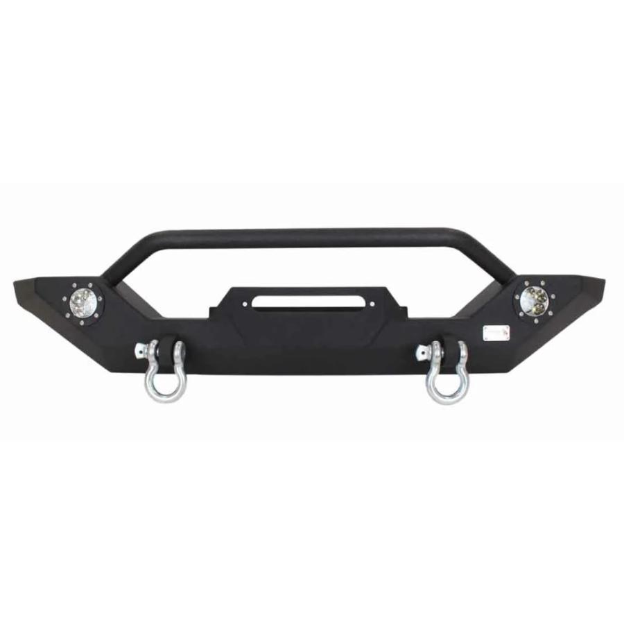 Fishbone Offroad FB22016 Front Winch Bumper with LED's, fits 87-06 Jeep Wrangler YJ, TJ
