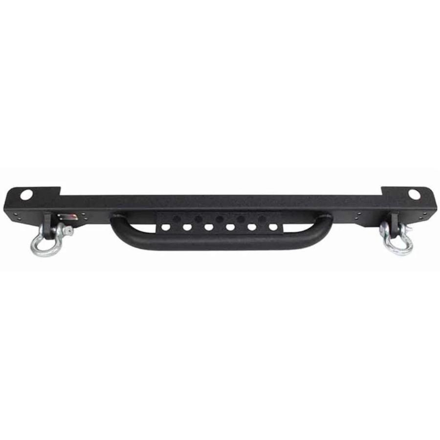 Fishbone Offroad FB22072 Piranha Series Rear Bumper with Step, fits 87-06 Wrangler YJ, TJ