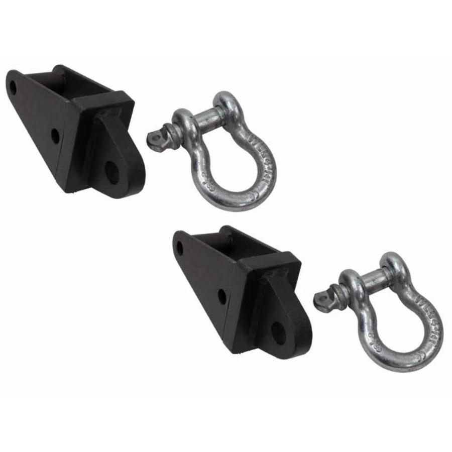Fishbone Offroad FB22136 Rear D-Ring Frame Mounts, fits 07-18 Jeep Wrangler JK