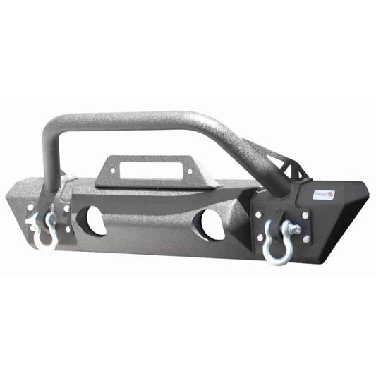 Fishbone Offroad FB22178 Stubby Front Bumper, fits 18-25 Jeep Wrangler JL, Gladiator JT