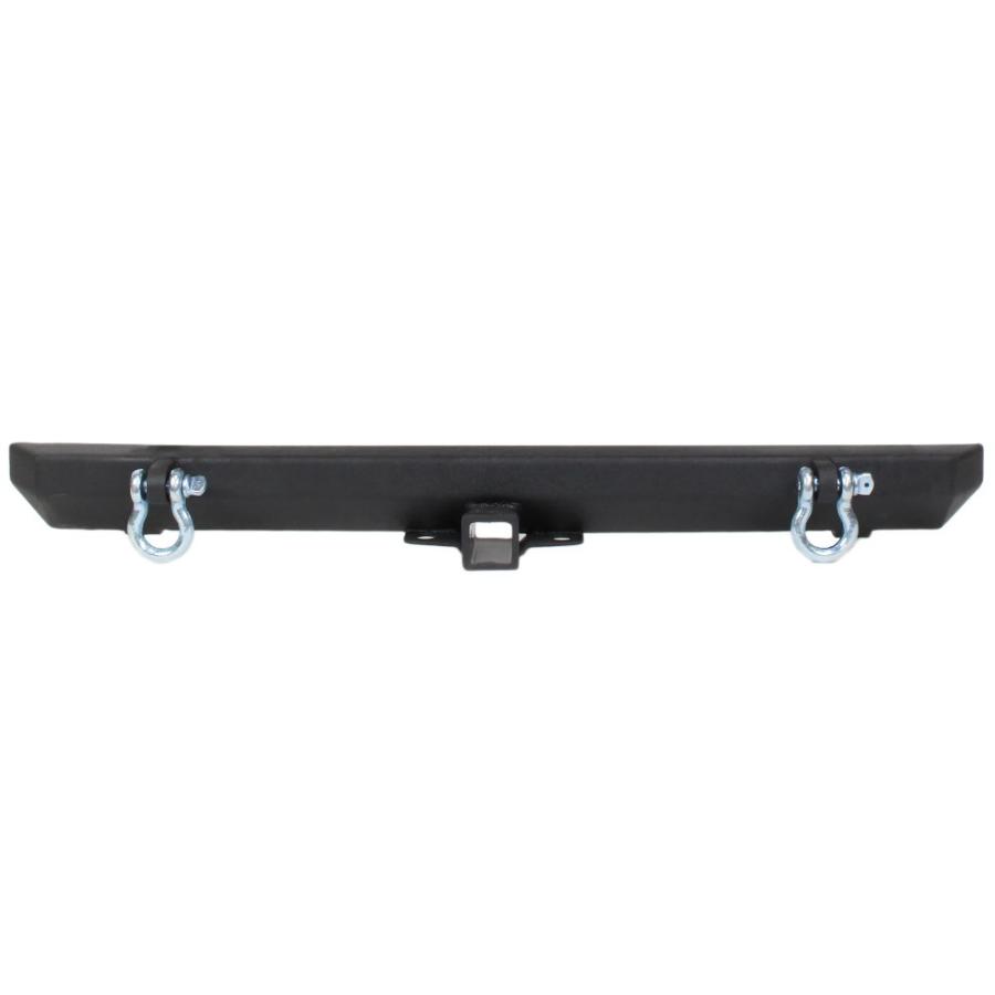 Fishbone Offroad FB22217 Rear Bumper with Receiver Hitch, fits 87-06 Jeep Wrangler YJ, TJ, LJ