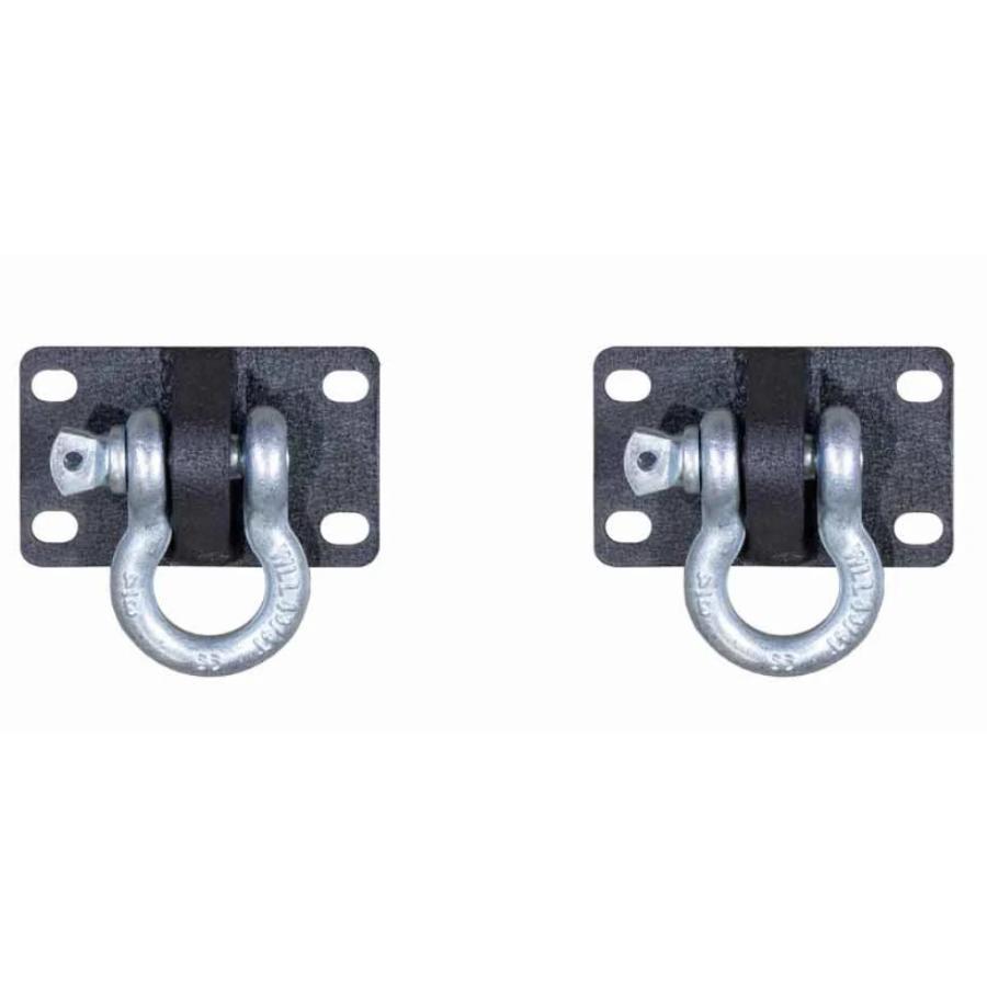 Fishbone Offroad FB22344 D-Ring Mount Set, fits 07-25 Jeep Wrangler JK, JL, Gladiator JT