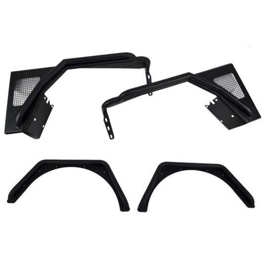 Fishbone Offroad FB23029 Tube Fenders, Front & Rear, fits 97-06 Jeep Wrangler TJ