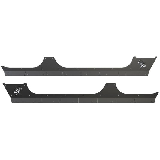 Fishbone Offroad FB23180 Scale Side Armor, fits 18-25 Jeep Wrangler JL 4-Door