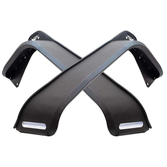 Fishbone Offroad FB23454F Front Elite Fenders, Steel, fits 18-25 Jeep Wrangler JL, Gladiator JT