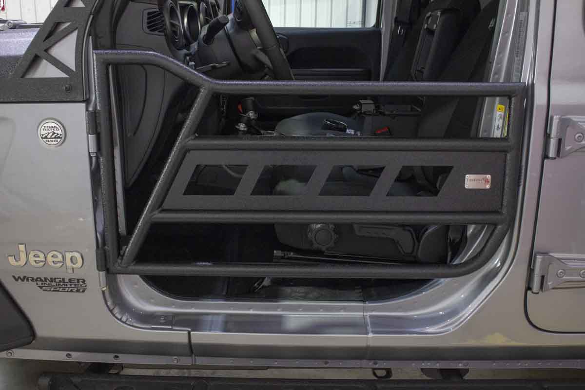 Fishbone Offroad FB24086 Front and Rear Tube Doors, fits 18-25 Jeep Wrangler JL, Gladiator JT