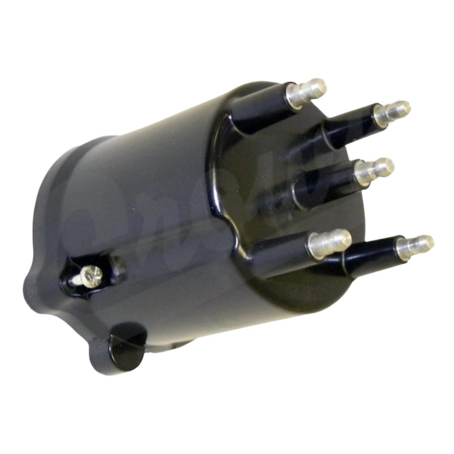 Crown Automotive J3234451 Distributor Cap, fits 1983-1990 Jeep CJ, Wrangler YJ, 1984-1990 Cherokee XJ with 2.5L Engine