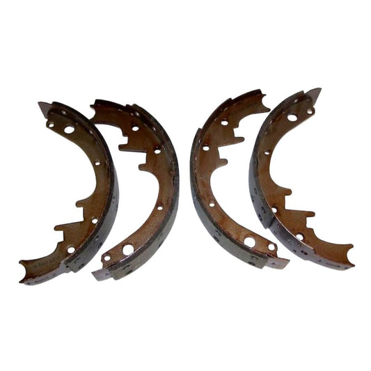 Crown Automotive J8133818 Rear Brake Shoe Set, fits 78-86 Jeep CJ, 87-89 Wrangler YJ, 84-89 Cherokee XJ with 10" Brakes