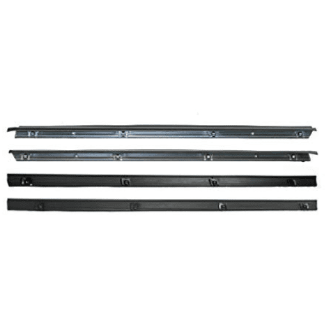 Fairchild KD2008 Belt Weatherstrip Kit with Movable Vent, fits 1976-1995 Jeep CJ, Wrangler YJ