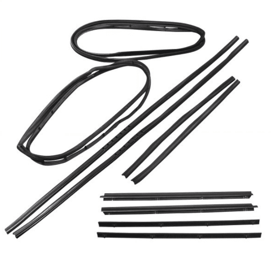 Fairchild KD2010 Full Steel Door Kit with Movable Vent, fits 1976-1986 CJ7, CJ8