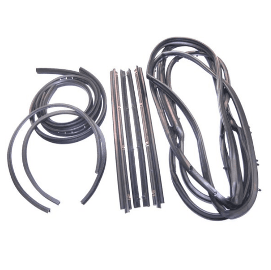 Fairchild KD2013 Full Steel Door Seal Kit with Stationary Vent 1976-1986 CJ7, CJ8