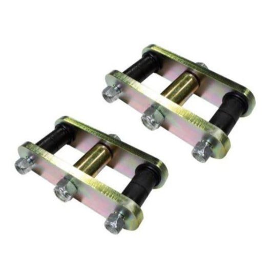 Rust Buster RB1016 Front or Rear Greasable Shackle Kits fits 46-75 Jeep CJ
