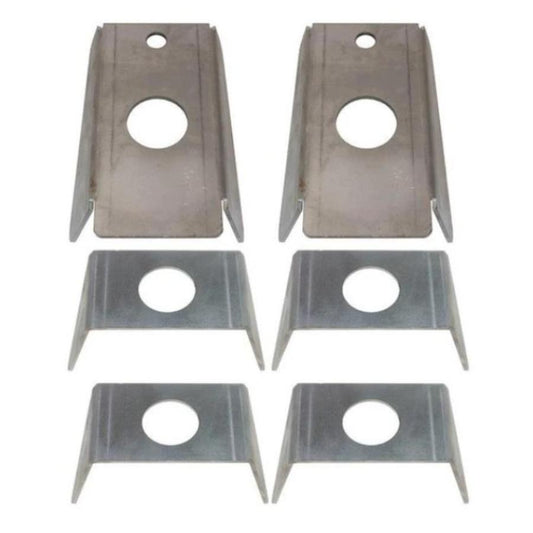 Rust Buster RB2016 Frame to Body Mount Brackets fits 87-95 Jeep Wrangler YJ