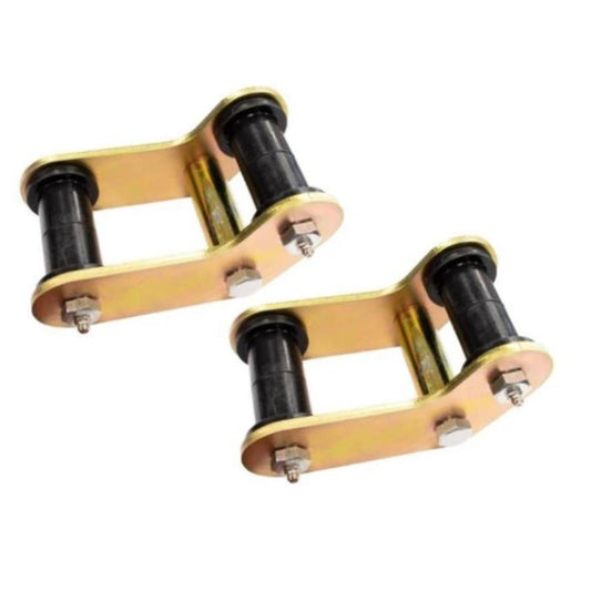 Rust Buster RB2069 Front or Rear Greasable Boomerang Shackle Kits fits 87-95 Jeep Wrangler YJ