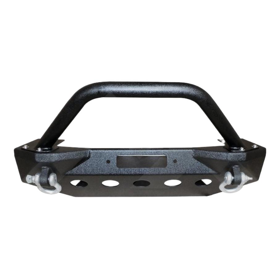 Crown Automotive RT20045 Heavy Duty Stubby Winch Bumper, fits 18-25 Jeep Wrangler JL, Gladiator JT
