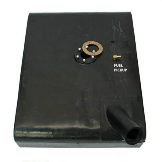 MTS Plastic Drivers Side Fuel Tank, fits 1955-1972 Jeep CJ5, CJ6, Angled Neck