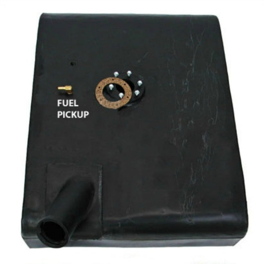 MTS Plastic Passenger Side Fuel Tank, fits 1955-1972 Jeep CJ5, CJ6, Angled Neck