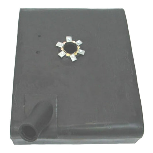 MTS Plastic Passenger Side Fuel Tank, fits 1965-1972 Jeep CJ5, CJ6, Angled Neck, with V6