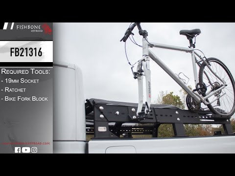 FB21316 Bed Rack Bike Mount Brackets Installation Guide