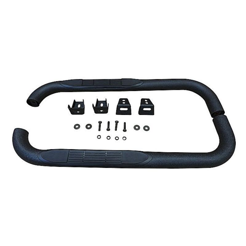 Crown Automotive RT26016 Textured Black Tubular Side Steps, fits 1987-2006 Jeep Wrangler