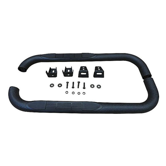 Crown Automotive RT26016 Textured Black Tubular Side Steps, fits 1987-2006 Jeep Wrangler